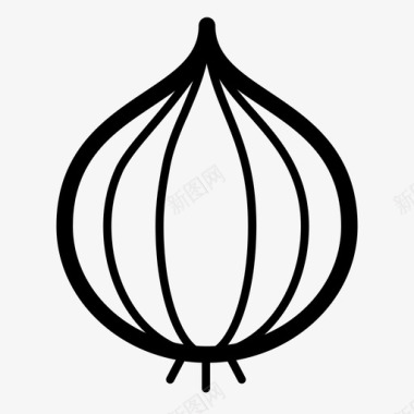 高清新鲜大蒜大蒜食品新鲜图标