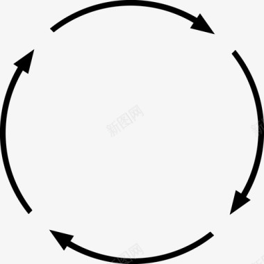 旋转箭头回收箭头再利用图标