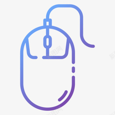 老鼠老鼠书呆子65梯度图标