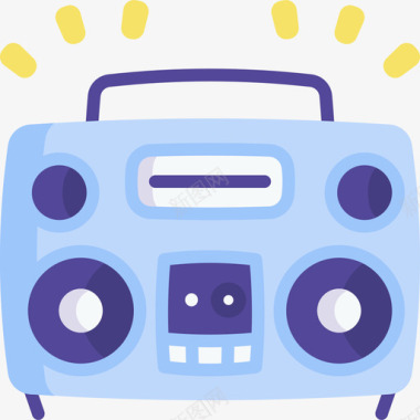 夏令营总动员音频夏令营44扁平图标