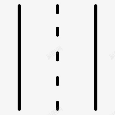 道路车道基础设施线路图标