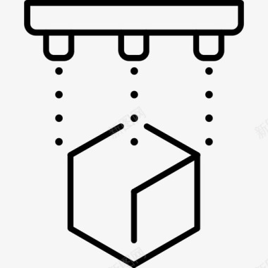 山3D3d打印打印机技术图标