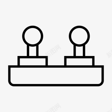 电子琴键盘控制台控制器游戏机图标