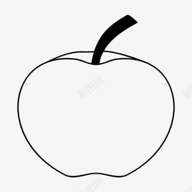 苹果水果青苹果图标
