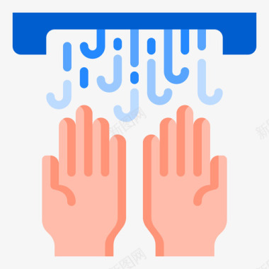 手洗洗手3平洗图标