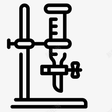 实验方程式滴定管实验室60线性图标