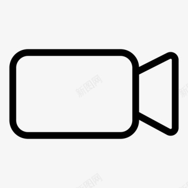 矢量电影放映机摄像机电影院胶卷机图标