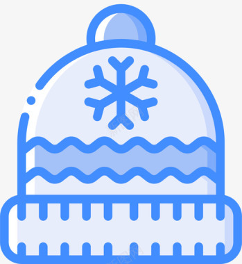 帽子冬季时间4蓝色图标