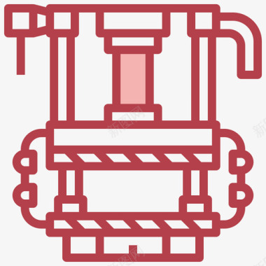 压力压力机制造39红色图标