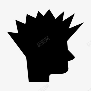 朋克男人人图标