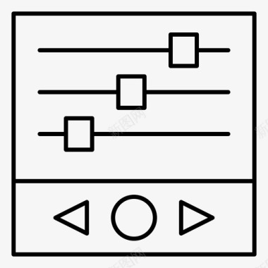 频率均衡器音乐水平声音频率图标