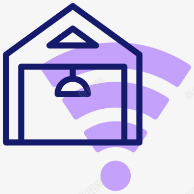 连接互联网互联网连接家庭办公室31线性颜色图标