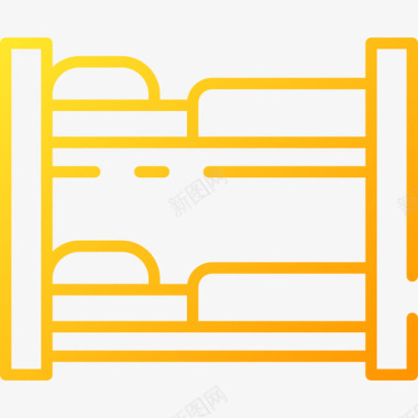 双层设计双层床睡眠47坡度图标