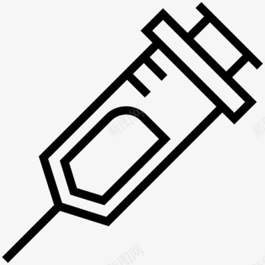 asl样式设计注射器医生医院图标