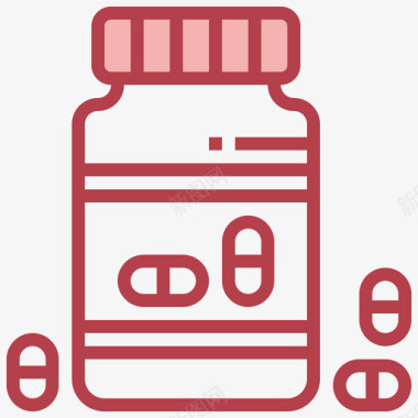 药物科学9红色图标