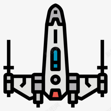 战舰太空战争4线性颜色图标