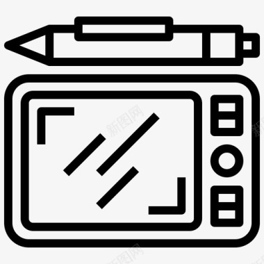 扳手工具图形图形板小工具46线性图标