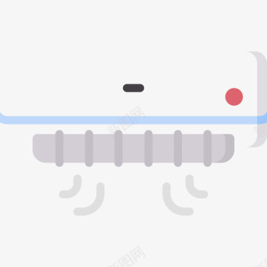 高效节能空调空调家用电器35扁平图标