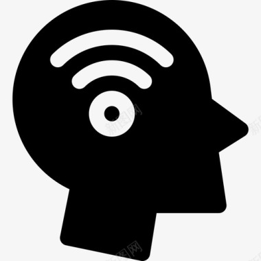 人脑Wifi人脑50充满图标