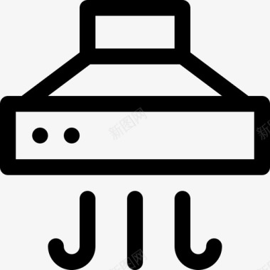 不抽烟抽烟厨房126直线图标