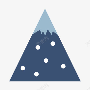 雪山冰山雪山图标
