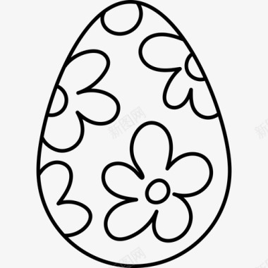 复活节彩蛋复活节29黑色图标