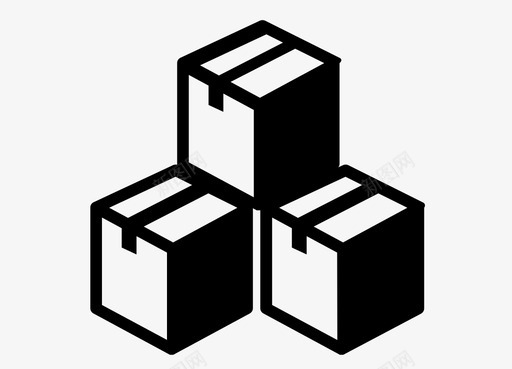 库存情况-蓝底图标