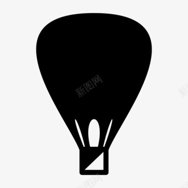 热气球飞行热气球飞行天空图标
