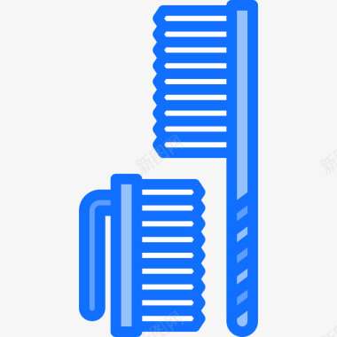 环保洗车刷子洗车19蓝色图标