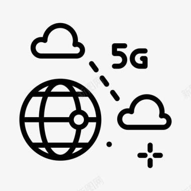 简图g通用5g1线性图标