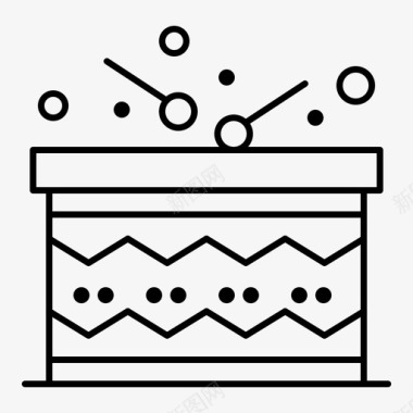 免抠鼓庆祝宣布鼓图标