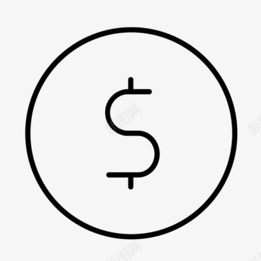 美元小图标钱美元投资图标