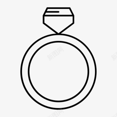日韩风格戒指戒指婚礼电话响亮的电话图标