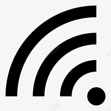 电信海报设计wifi互联网信号图标