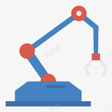 臂机械臂空间208扁平图标