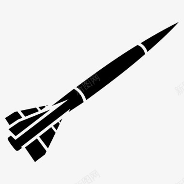 小火箭导弹攻击炸弹图标