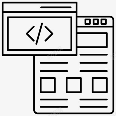 编程语言编码网络编码数据分析数据信息图图标