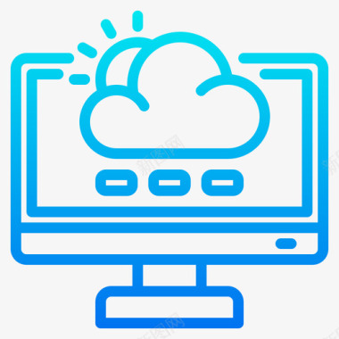 天气通图标应用天气计算机应用3梯度图标