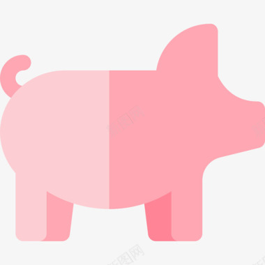 财神猪猪病毒传播5扁平图标