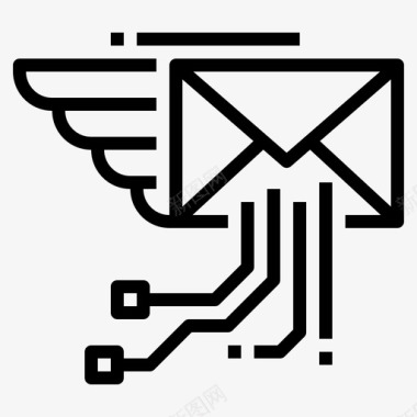 电子通信电子邮件图标