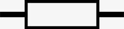 电阻器电阻器电路电气符号高清图片