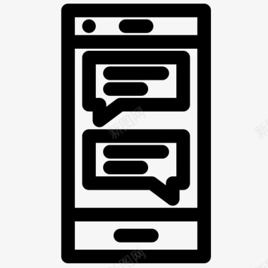 手机短信商务短信图标