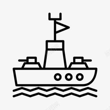 战斗海军舰船图标