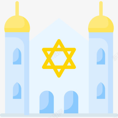 犹太教会堂宗教48平房图标