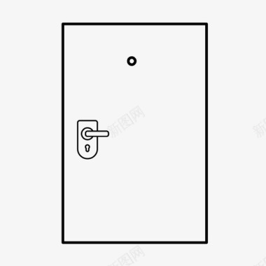 开门把手门锁门把手家用图标