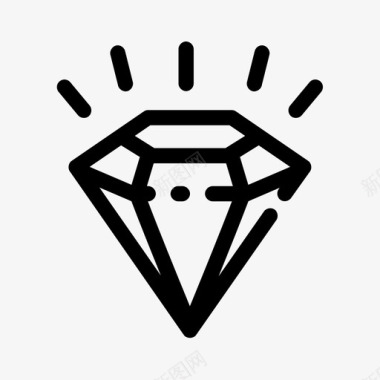 钻石奢侈品珍品图标