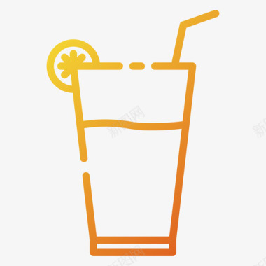 橙汁营养22梯度图标