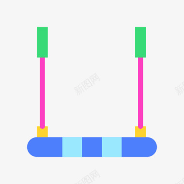 空中之道空中飞人马戏团102平坦图标