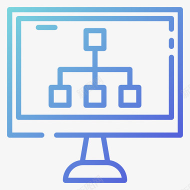 网络营销矢量图表网络营销2梯度图标