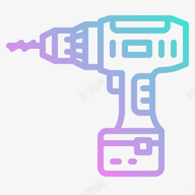 home标志钻孔hometools2渐变图标